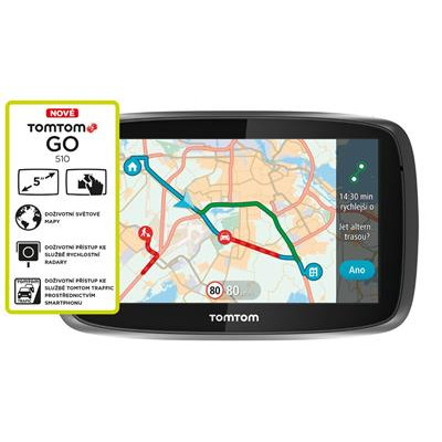 TomTom GO 510 World, LIFETIME mapy
