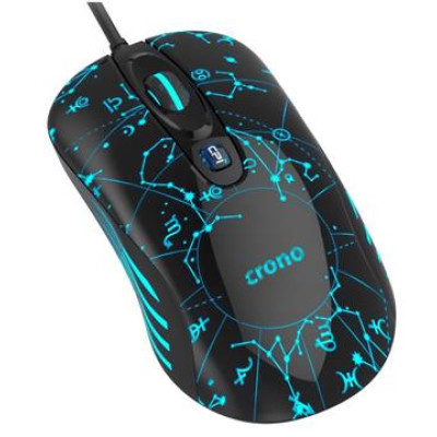 Crono OP-636B - herná laserová myš, 3200 DPI