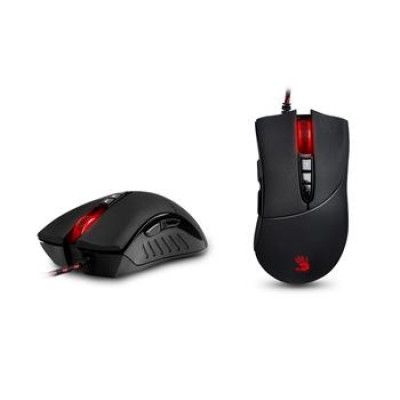 A4tech BLOODY V3 herná myš, až 3200DPI, V-Track technológia, 160KB pamäť, USB, CORE 2, kovové podložky