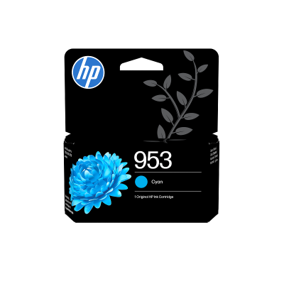 HP F6U12AE (953), originálny atrament, azúrový, 10 ml
