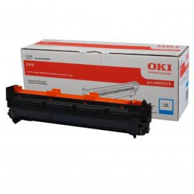 Oki C910 (44035519), originálny valec, azúrový