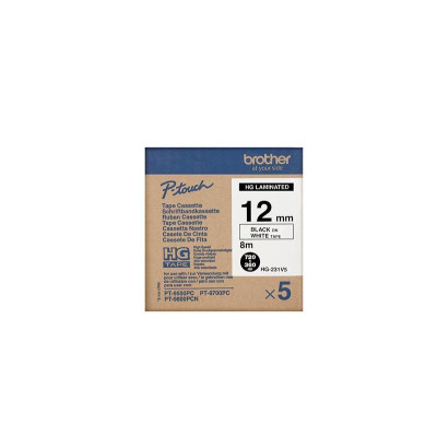 Brother HGE-231, originálna páska, 5-pack
