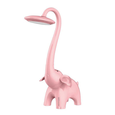 Stolná lampa Snorky, ružová, 5V/350mA, nočné LED svetlo