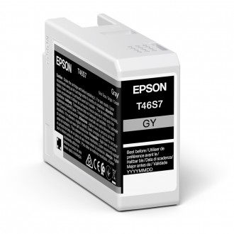 Epson T46S7 (C13T46S700), originálny atrament, šedý, 25 ml