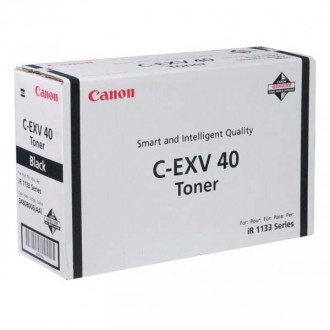 Canon C-EXV40Bk (3480B006), originálny toner, čierny