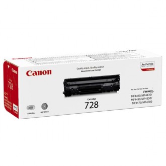 Canon CRG-728Bk (3500B002), originálny toner, čierny