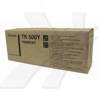 Kyocera TK-500Y, originálny toner, žltý