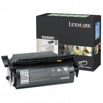 Lexmark 12A6869, originálny toner, čierny