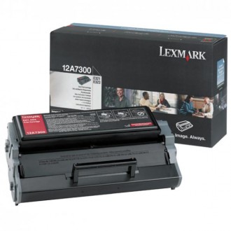 Lexmark 12A7300, originálny toner, čierny