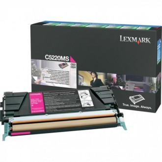 Lexmark C5220MS, originálny toner, purpurový