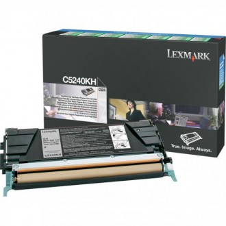 Lexmark C5240KH, originálny toner, čierny