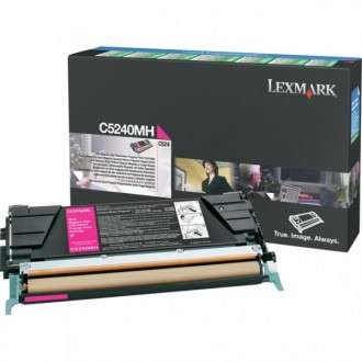 Lexmark C5240MH, originálny toner, purpurový