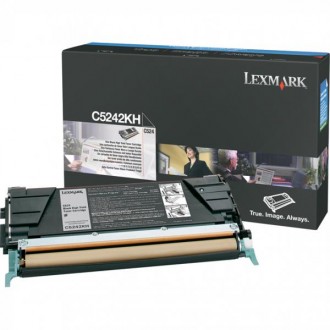 Lexmark C5242KH, originálny toner, čierny