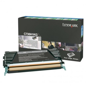 Lexmark C736H1KG, originálny toner, čierny