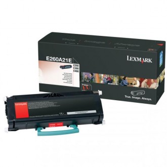 Lexmark E260A21E, originálny toner, čierny