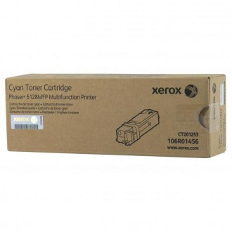 Xerox 106R01456, originálny toner, azúrový