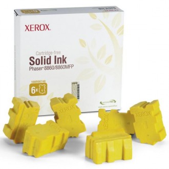 Xerox 108R00819, originálny toner, žltý, 6-pack