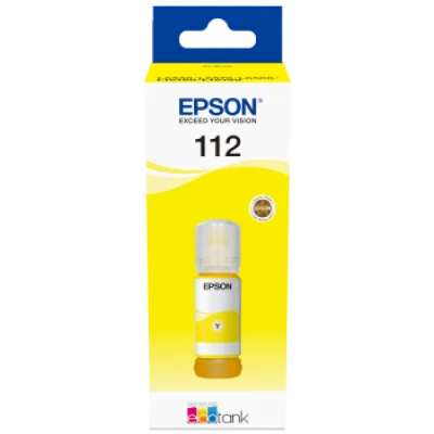 Epson T06C4 (C13T06C44A, 112), originálny atrament, žltý, 70 ml