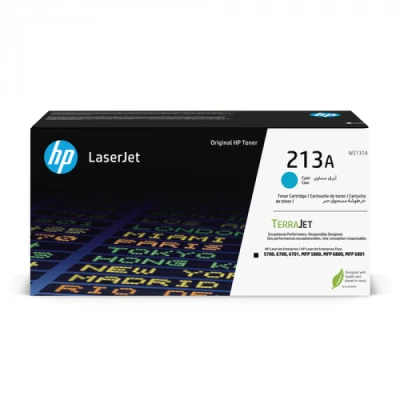 HP W2131A (213A), originálny toner, azúrový