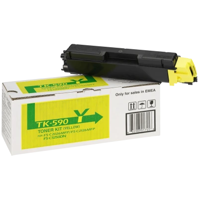 Kyocera TK-590Y (1T02KVANL0), originálny toner, žltý