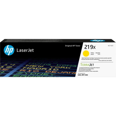 HP W2192X (219X), originálny toner, žltý