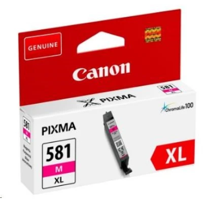 Canon CLI-581XL M (2050C001), originálny atrament, purpurový, 8,3 ml, XL