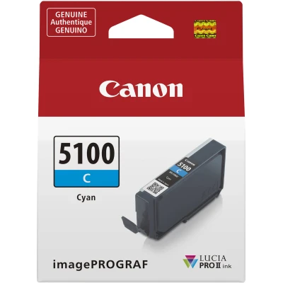 Canon PFI-5100C (6953C001), originálny atrament, azúrový