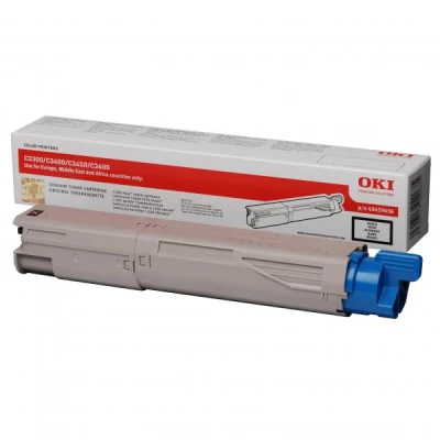 Oki C3300 (43459436), originálny toner, čierny
