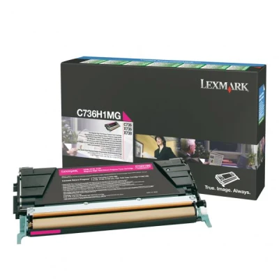 Lexmark C736H1MG, originálny toner, purpurový