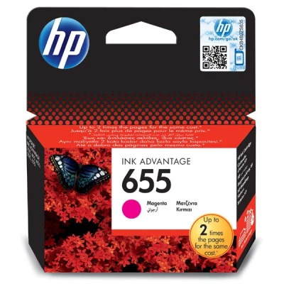 HP CZ111AE (655), originálny atrament, purpurový, 12 ml
