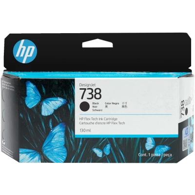 HP 498N4A (738), originálny atrament, čierny, 130 ml