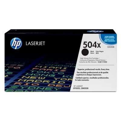 HP CE250X (504X), originálny toner, čierny