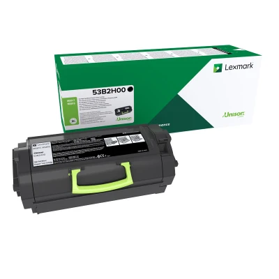 Lexmark 53B2H00 (53B0HA0), originálny toner, čierny