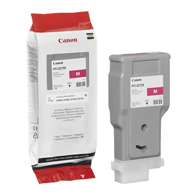 Canon PFI-207M (8791B001), originálny atrament, purpurový, 300 ml