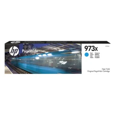 HP F6T81AE (973X), originálny atrament, azúrový, 82 ml
