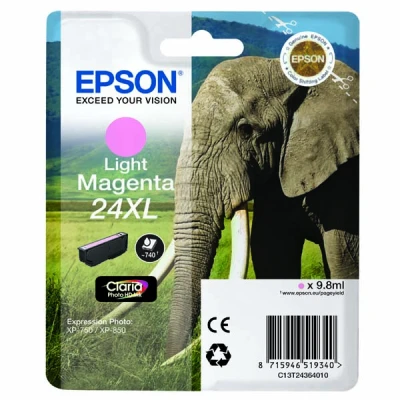 Epson T2436 (C13T24364010), originálny atrament, svetlo purpurový, 9,8 ml